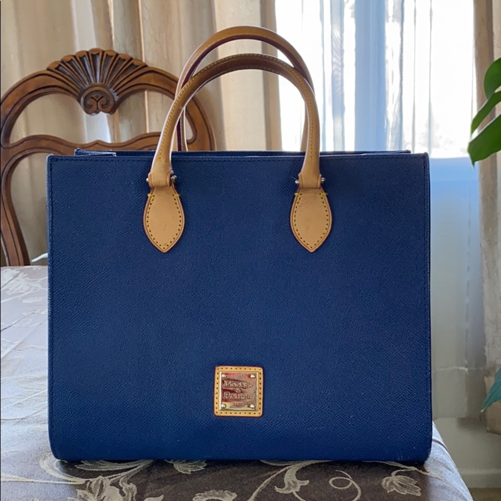 Cobalt blue Dooney & Burke Tote